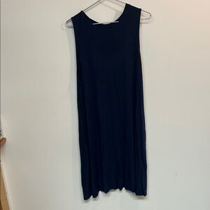 Time and Tru Navy Midi Dress